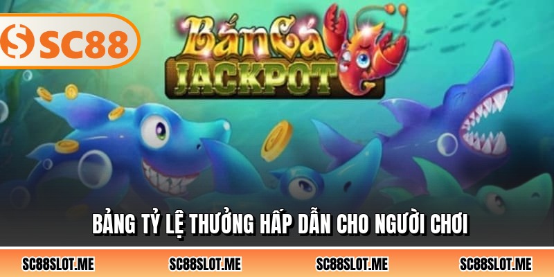 Bảng tỷ lệ thưởng hấp dẫn cho người chơi